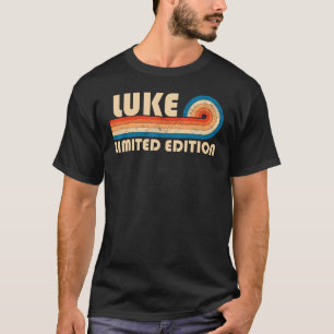 LUKE Surname Retro Vintage 80s 90s Birthday Reunio T-Shirt