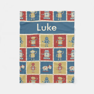 Luke's Personalised Robot Blanket