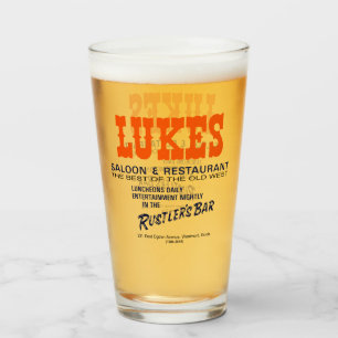 Lukes Saloon and Restaurant, Westmont, IL Glass