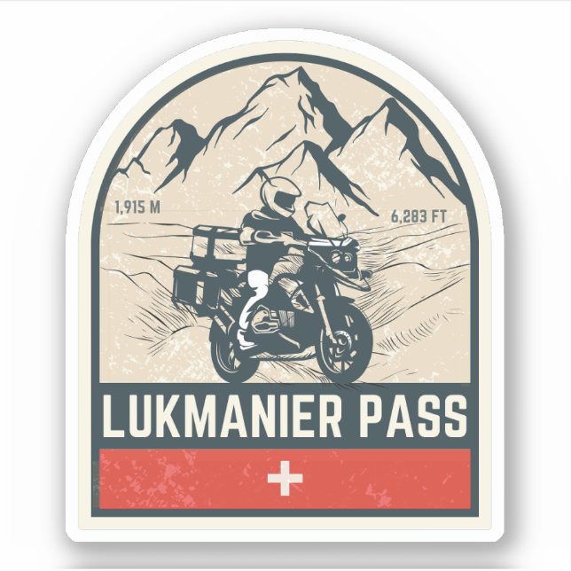 Lukmanier Pass swiss–alps motorcycle tour (Front)