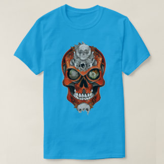 LUKS Skull T-shirt Psychedelic