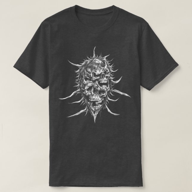 Luks Skull T-shirt Snakes The Thing (Design Front)
