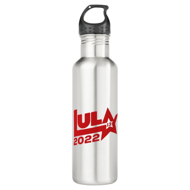 Lula 2022 13 PT Presidente Brasil 710 Ml Water Bottle (Front)