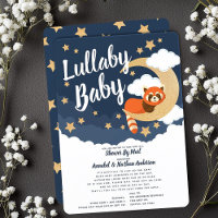 Lullaby Baby Red Panda Moon Baby Shower By Mail