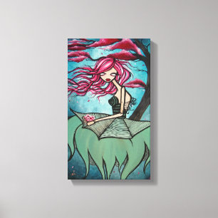 "Lullaby of Bird Land" Wrapped Canvas