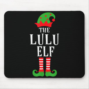Lulu Elf Family Matching Group Christmas Gift Funn Mouse Mat