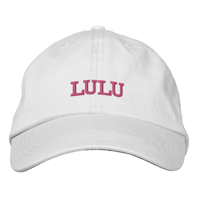 Lulu Embroidered Hat (Front)
