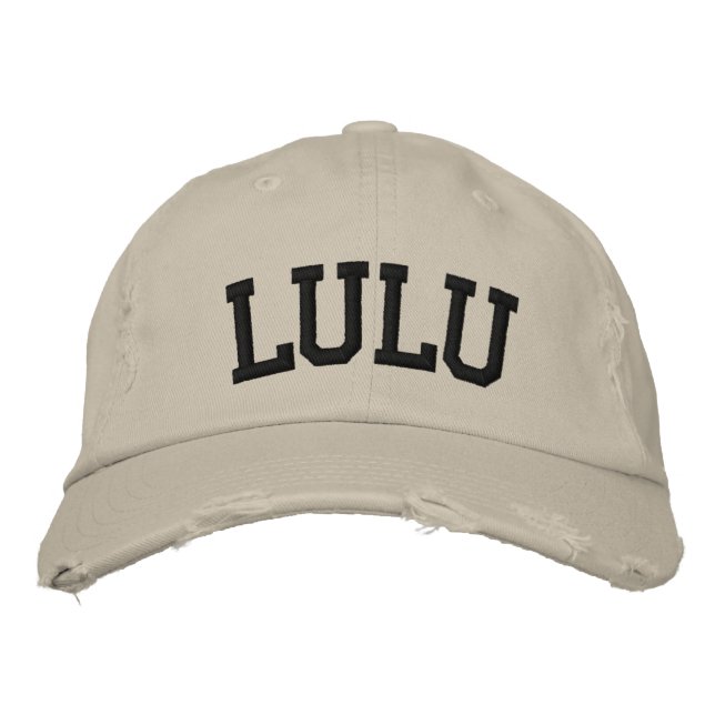 Lulu Embroidered Hat (Front)