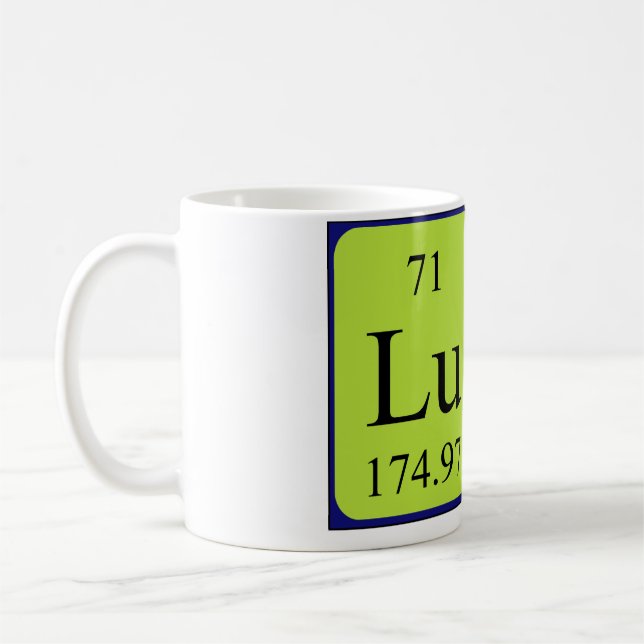 LuLu periodic table name mug (Left)