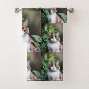 Lulu The Ragdoll Cat, Bath Towel Set