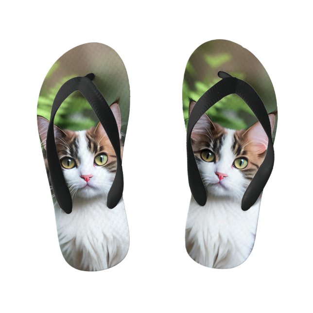 Lulu The Ragdoll Cat, Kids Thongs (Footbed)