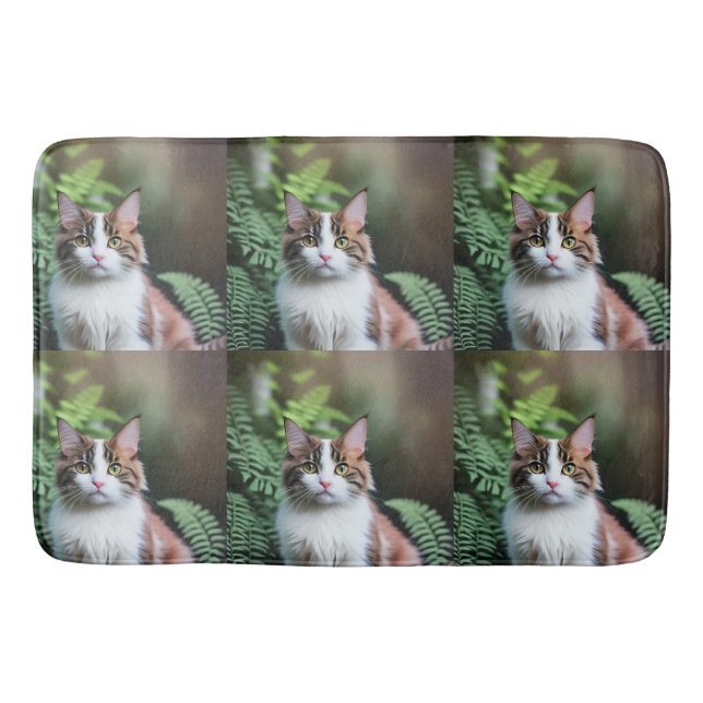 Lulu The Ragdoll Cat, Memory Foam Bathmat (Front)