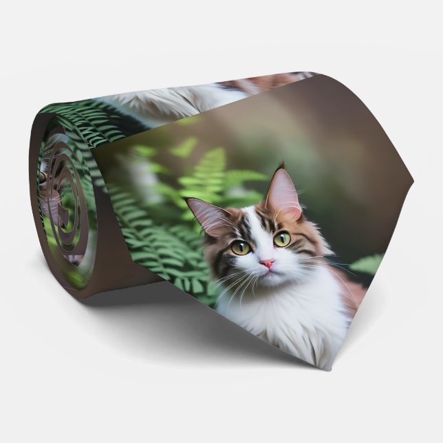 Lulu The Ragdoll Cat, Neck Tie (Rolled)