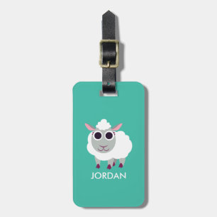 Lulu the Sheep Luggage Tag