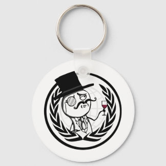 LulzSec Anonymous Logo Key Ring