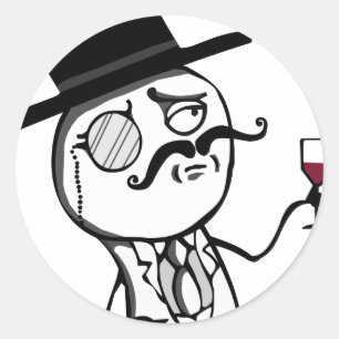 LulzSec Classic Round Sticker