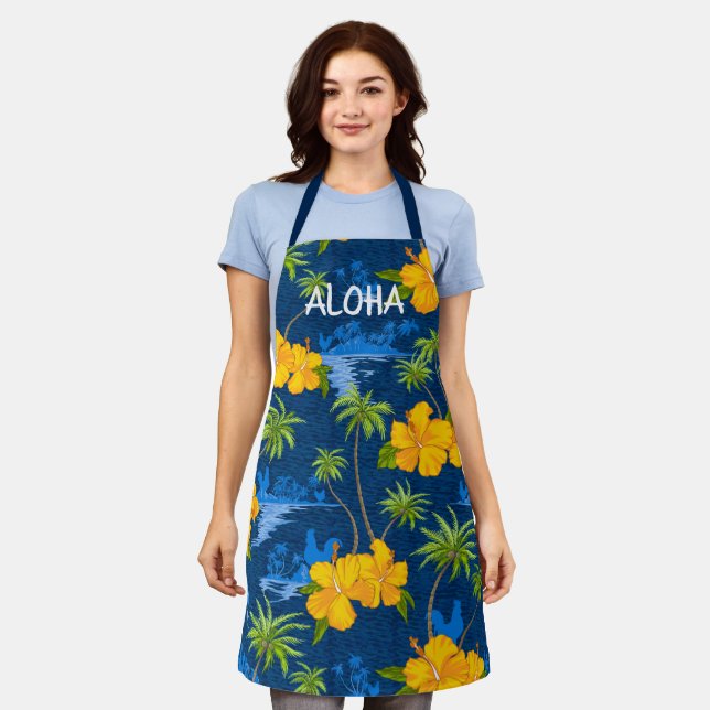 Lumahai Beach Hidden Hawaii Apron (Worn)