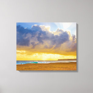 Lumahai Beach, Kauai, Hawaii Canvas Print