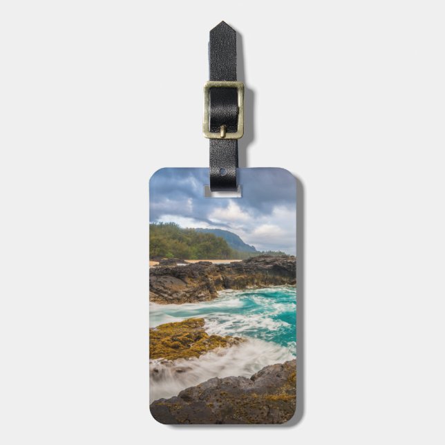 Lumaha'i Beach, Kauai, Hawaii Luggage Tag (Front Vertical)