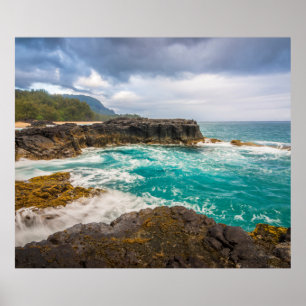 Lumaha'i Beach, Kauai, Hawaii  Poster