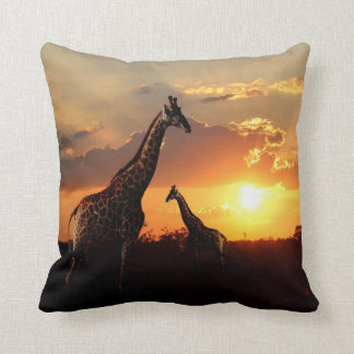 Lumbar Pillow - Giraffes in Africa
