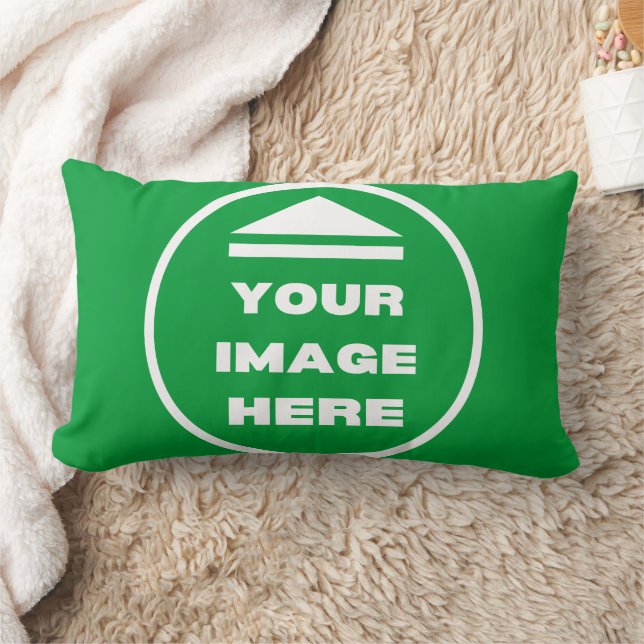 Lumbar Pillow - Personalised - Add Image / Text  (Blanket)