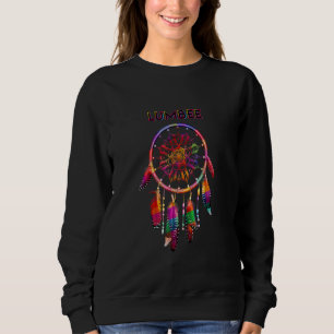 Lumbee Native American Indian Colourful Dreamcatch Sweatshirt