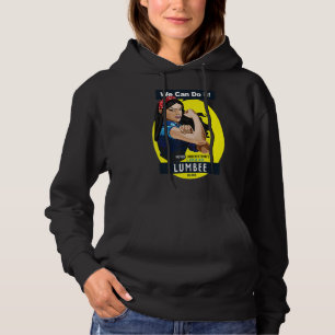 Lumbee Native American Indian Woman Never Underest Hoodie