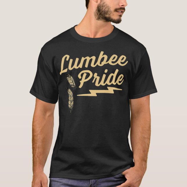 Lumbee Pride Feather Tribe Native American Day T-Shirt (Front)