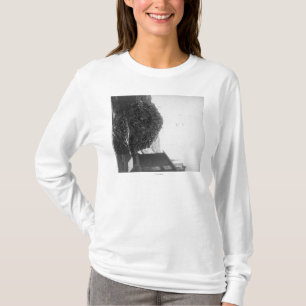 Lumber Pile outside the De Smet Mill  Photograph T-Shirt
