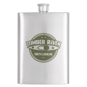 Lumber River, North Carolina Hip Flask
