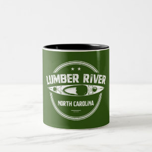 Lumber River, North Carolina Two-Tone Coffee Mug