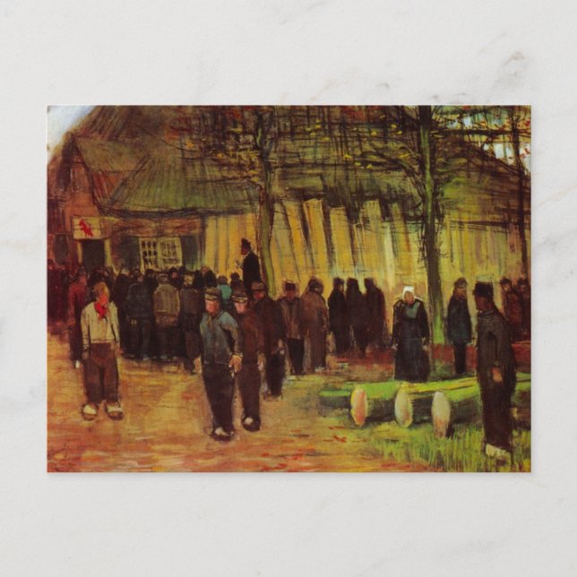 Lumber Sale by Vincent van Gogh Postcard (Front)