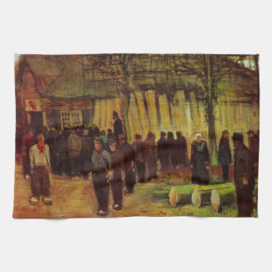 Lumber Sale by Vincent van Gogh Tea Towel