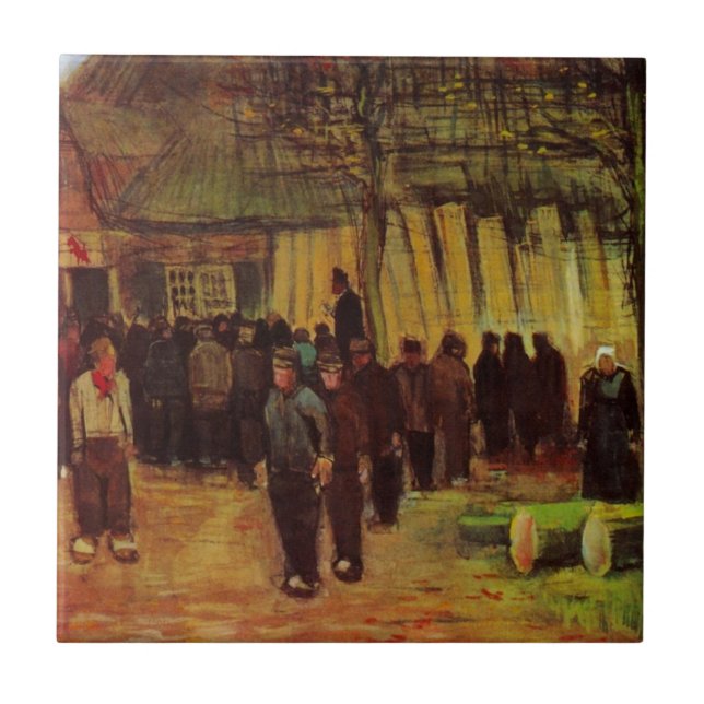 Lumber Sale by Vincent van Gogh Tile (Front)