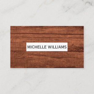 Lumber Wood Background Business Card