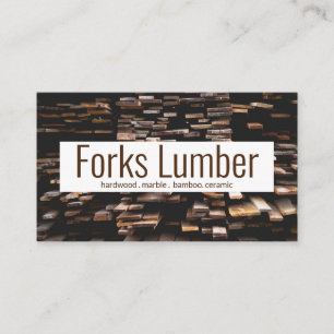 Lumber Wood Company Business Card