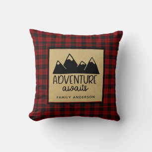 Lumberjack Adventure Awaits Decor Personalised Cushion