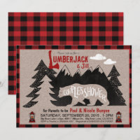Lumberjack and Jill Couples Coed Baby Shower