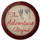 Lumberjack Baby Shower Cookies