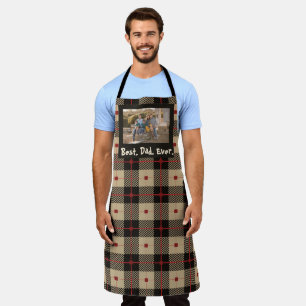 Lumberjack Best Dad Ever Photo Adult Apron