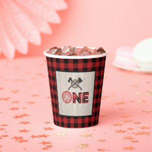 Lumberjack Birthday Paper Cup - ONE LJ