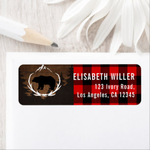 Lumberjack Birthday Return Address