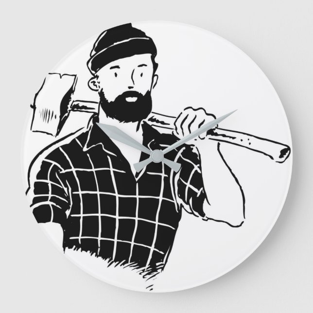 LumberJack Clock (Front)