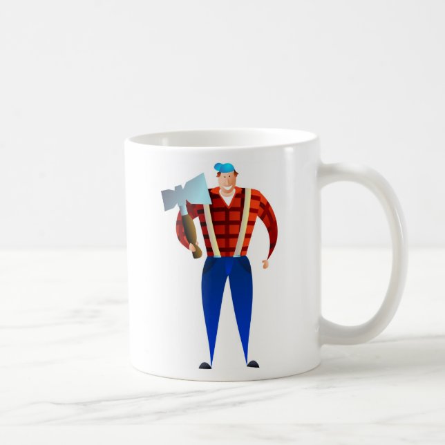 Lumberjack Coffee Mug (Right)