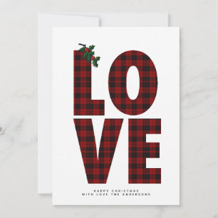 Lumberjack LOVE Modern Personalised Card