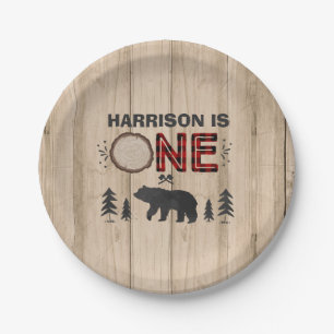 Lumberjack Paper Plate 7" Paper Plate