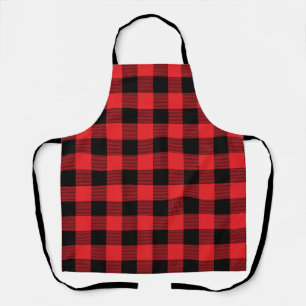 Lumberjack Plaid Seamless Pattern Apron