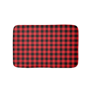 Lumberjack Plaid Seamless Pattern Bath Mat