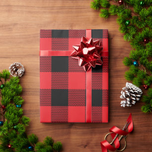 Lumberjack Plaid Seamless Pattern Wrapping Paper